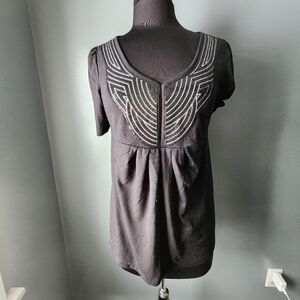 Duo Maternity Sequin Top